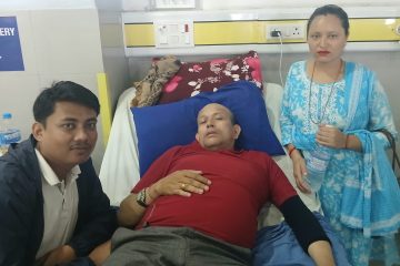 बराहसेराेफेराेका सञ्चालक अर्जुन श्रेष्ठकाे स्वास्थ्यमा समस्याभइ बिराट टिचिङ्मा भर्ना